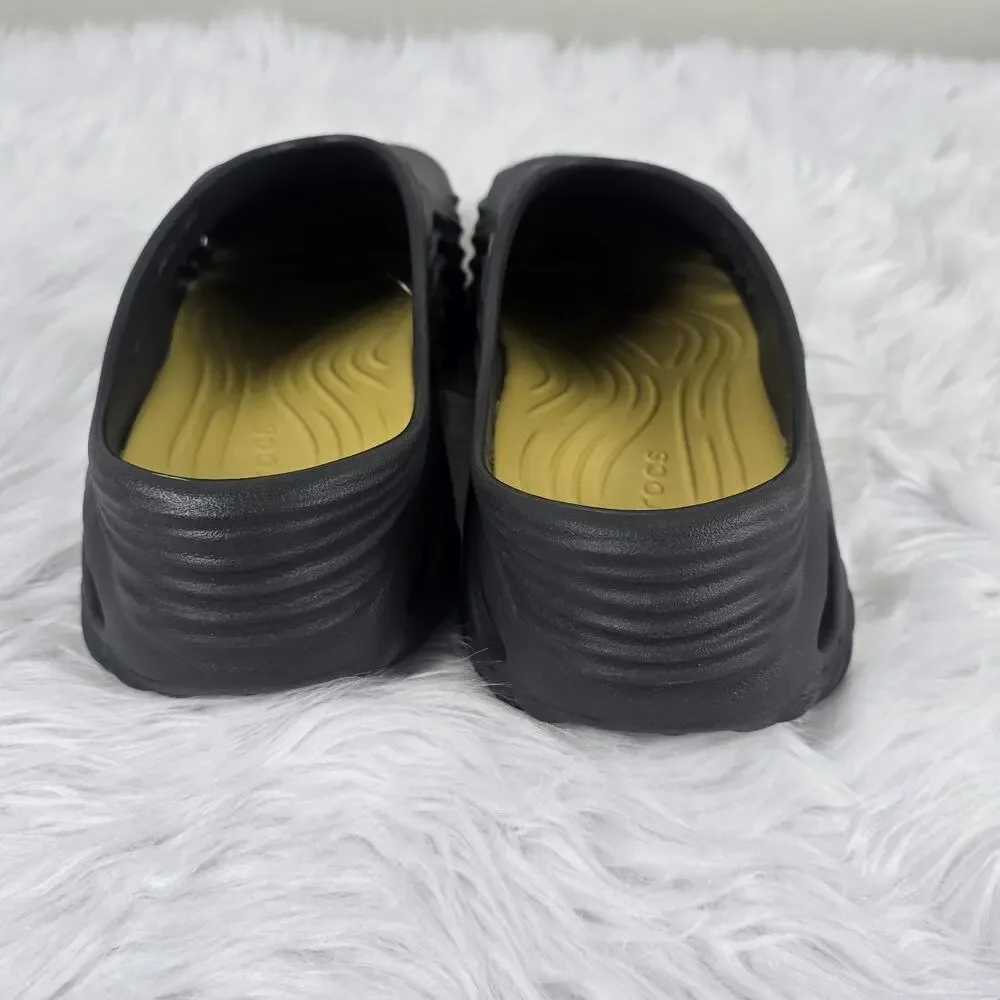 Crocs Echo Wave Black Sand 210521-0LD Men Size 8 Women's 10 New Slip On Comfort